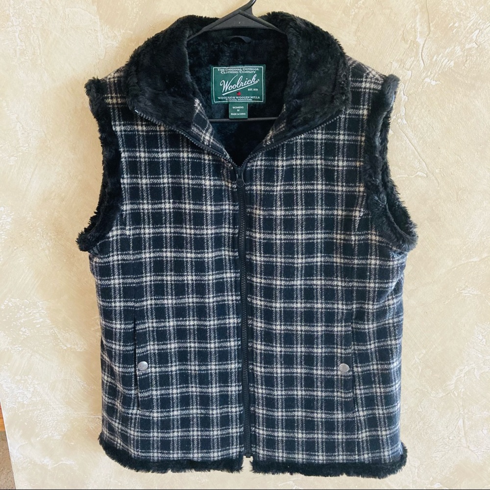 Woolrich Plaid Vest